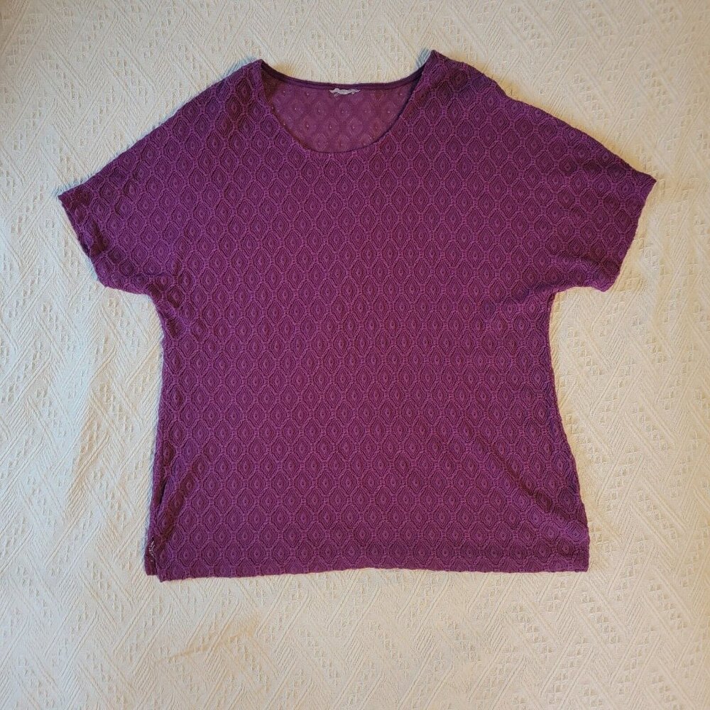 Maggie Barnes Catherine's See Through Tunic Swim Cover Layering Piece Diamonds